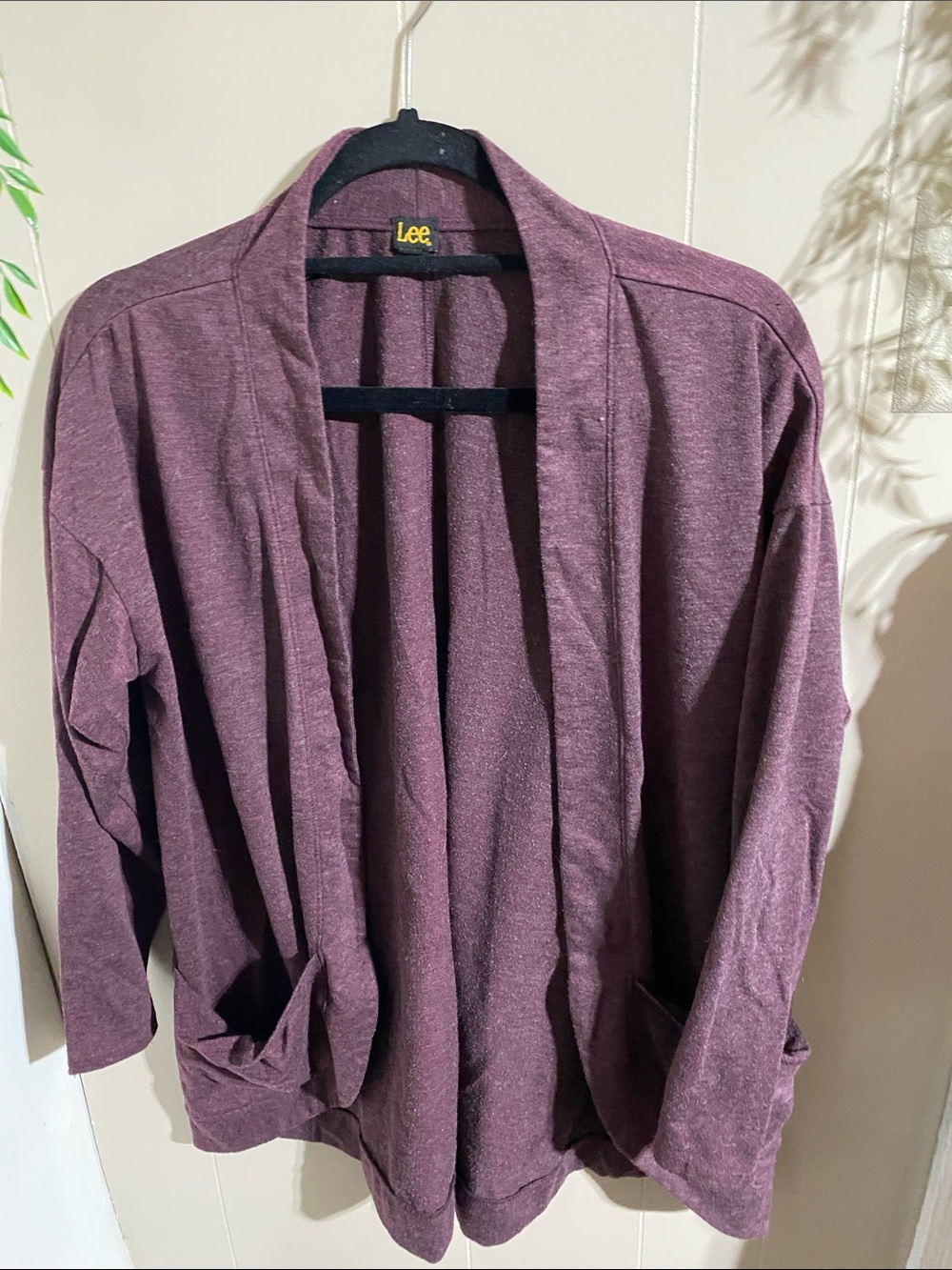 Lee Plum Open-Front Blazer-Style Cardigan